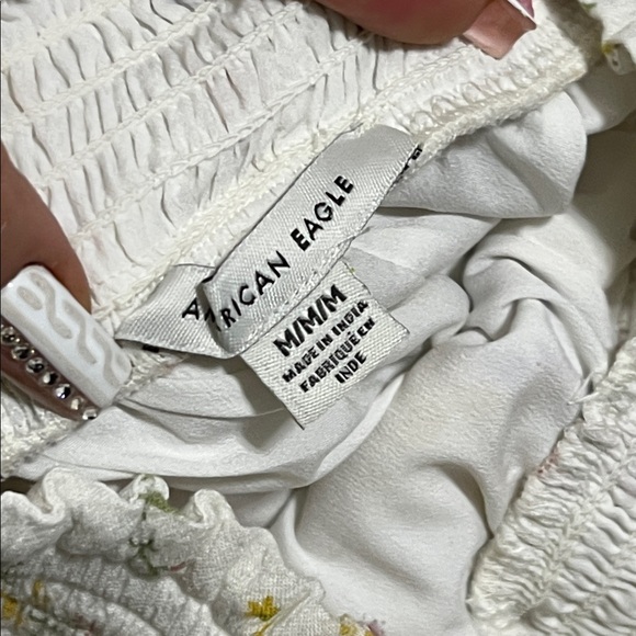 American Eagle Women's Floral Flowy Pants EUC - Picture 2 of 4